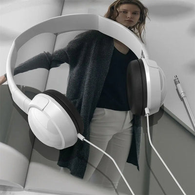 3.5mm Adjustable Headphones Kids Over Ear Stereo Headband Gaming Girl Gift for Mobile Tablet
