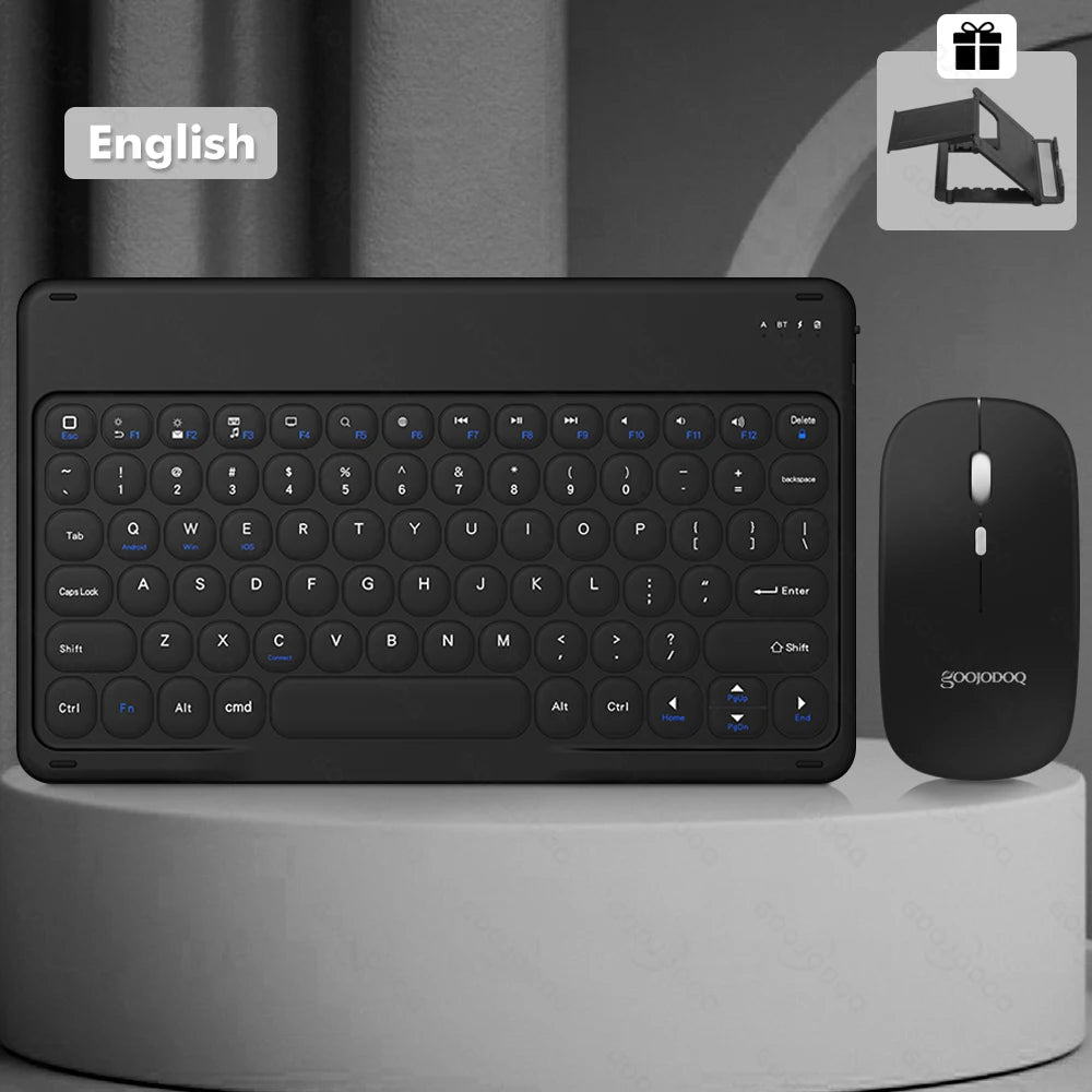 Bluetooth Keyboard Wireless Keyboard and Mouse Teclado for iPad 10th 2022 Xiaomi Samsung Huawei Tablet Android IOS Windows