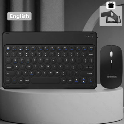 Bluetooth Keyboard Wireless Keyboard and Mouse Teclado for iPad 10th 2022 Xiaomi Samsung Huawei Tablet Android IOS Windows