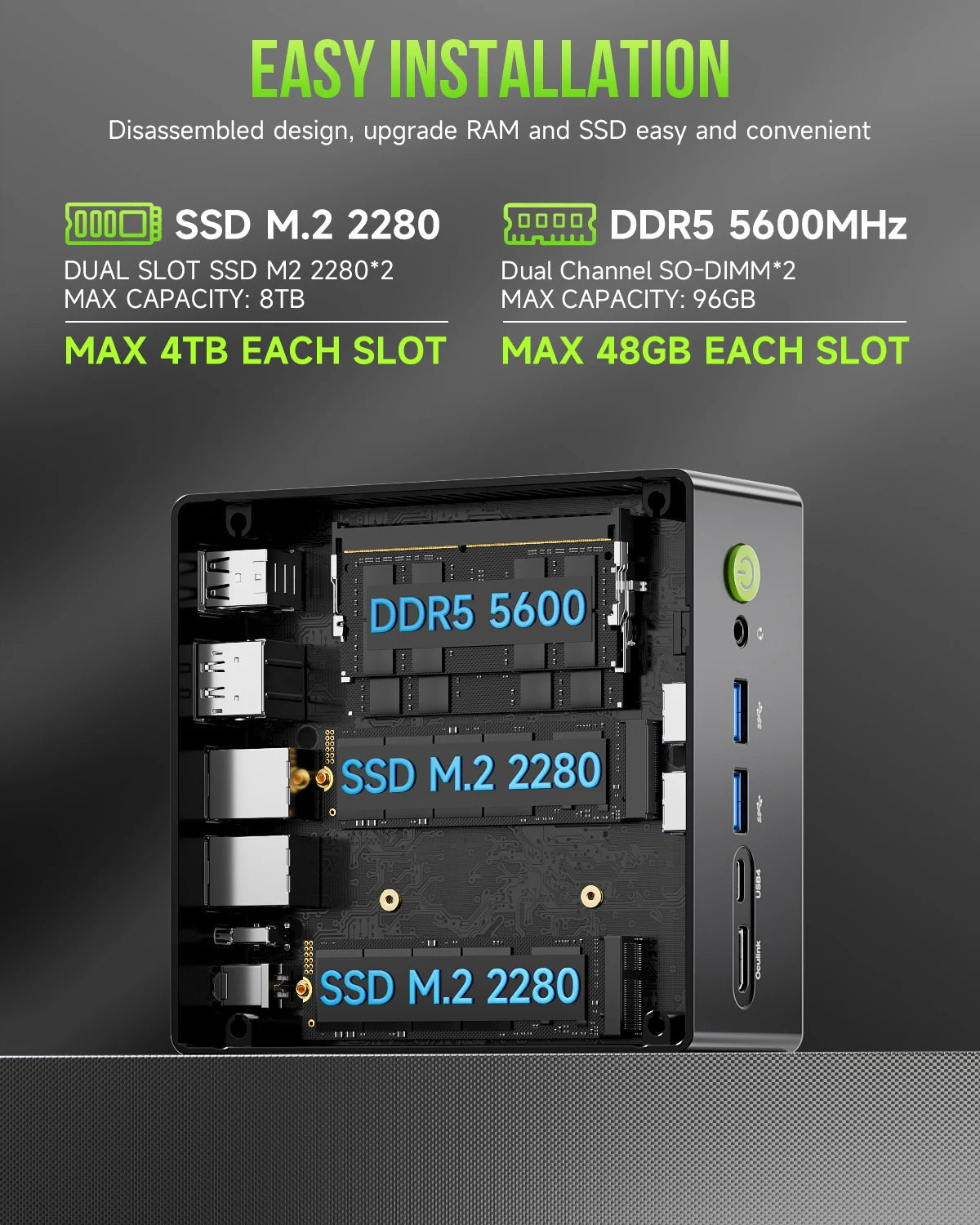 GMKtec K11 Nucbox AMD R9 Gaming Computer