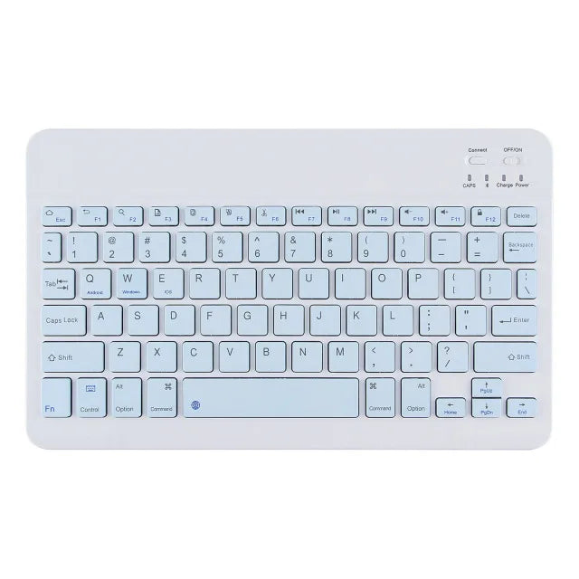 Mini Bluetooth Wireless Keyboard and Mouse Set 10 Inch Rechargeable English Keypad Mice For Tablet ipad Pro 12 9 Air 4 S6 Lite