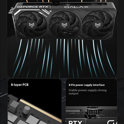 GALAX RTX5060Ti MAX OC 16G Gaming Graphics Card 5060ti rtx 5060 ti 128-bit GDDR7 Desktop placa de video Video Card