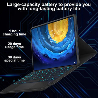 Tablet Keyboard Backlight Keyboard For Desktop Wireless Keyboard With Touchscreen Tablet Computer Keyboard For Home Work