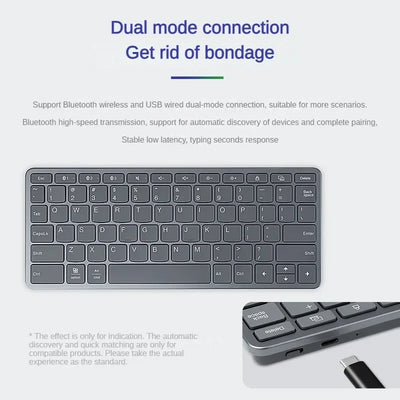 Xiaoxin Wireless Keyboard Air Portable for Lenovo Pad Studio Pad 2024 Legion Y700 Pad Pro Android Apple Windows MacOS