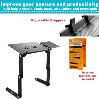Aluminum Alloy Laptop Table Folding Notebook Desktop Stand