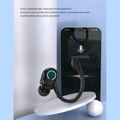 1piece Headphones Earbuds Earphone Over Ear Buds Wrap Around Earbuds Noise Reduction