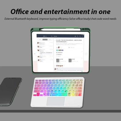 Wireless Backlight Keyboard And Mouse With Touchpad For Apple Huawei Samsung Xiaomi Rechargeable Ultra-Thin Tablet Teclado
