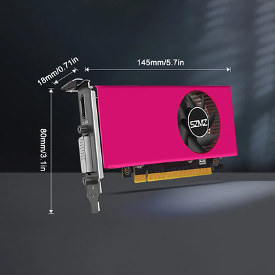 GTX 750TI 4GB Computer Graphics Card DDR5 Low Profile Video Card PCI-E 2.0 16X Desktop Graphics Card HDMI-Compatible Interface