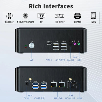 Msecore MV8 Gaming Mini PC