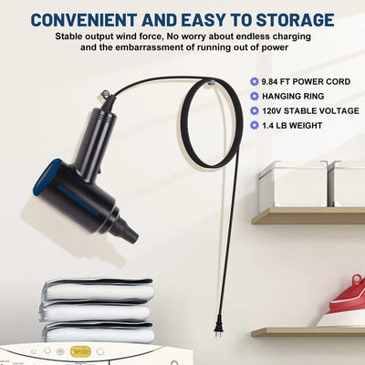 500W Electric Air Blower for Computer Cleaner,Compressed Air Duster, Compressed Air Can,Handy Dust for PC Keyboard Cleaning