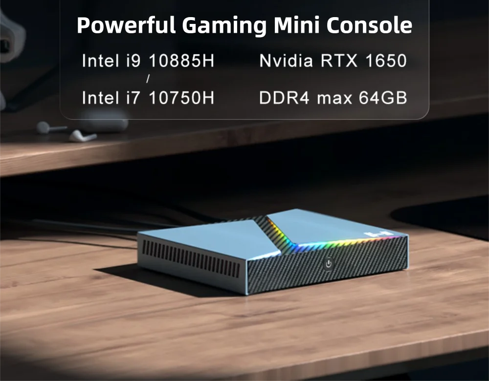 Mini PC intel Core i9-10885H i7-10870H Nvidia GTX1650