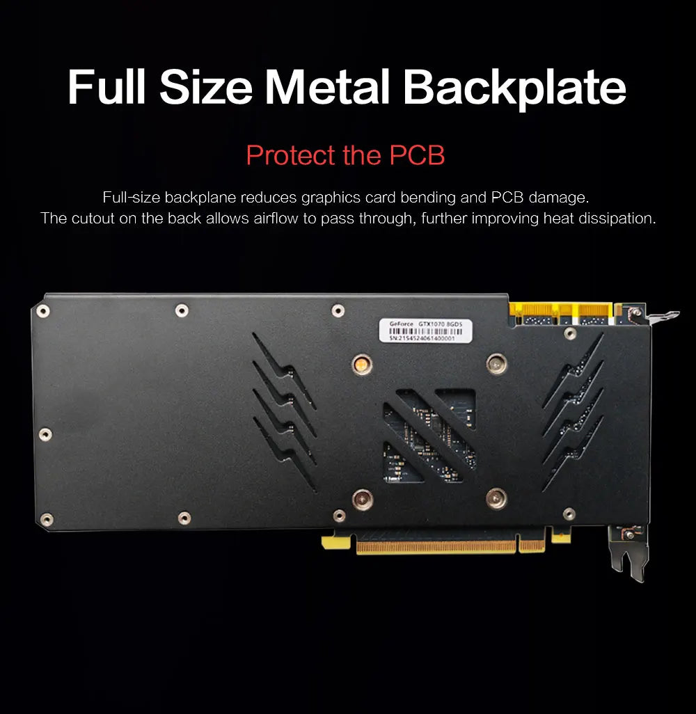 MLLSE Geforce GTX 1070 8GB Graphics Card GDDR5 256Bit PCI-E 3.0×16 8Pin Radeon GPU GTX 1070 Gaming Video Card Placa De Video