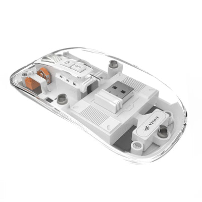 VEOUT E3 Silent Wireless Mouse - Quiet Computer Mice Wireless Mouse for Office Use Comfortable Ergonomic Design