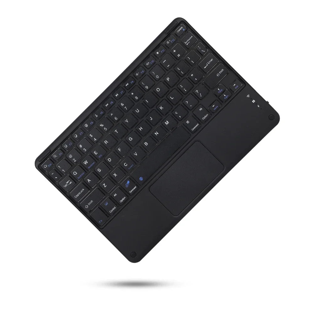 Wireless Touchpad Keyboard Phone Tablet PC Ultra Thin Rechargeable Magnetic Keyboard Mouse for iPad Air for Huawei Samsung