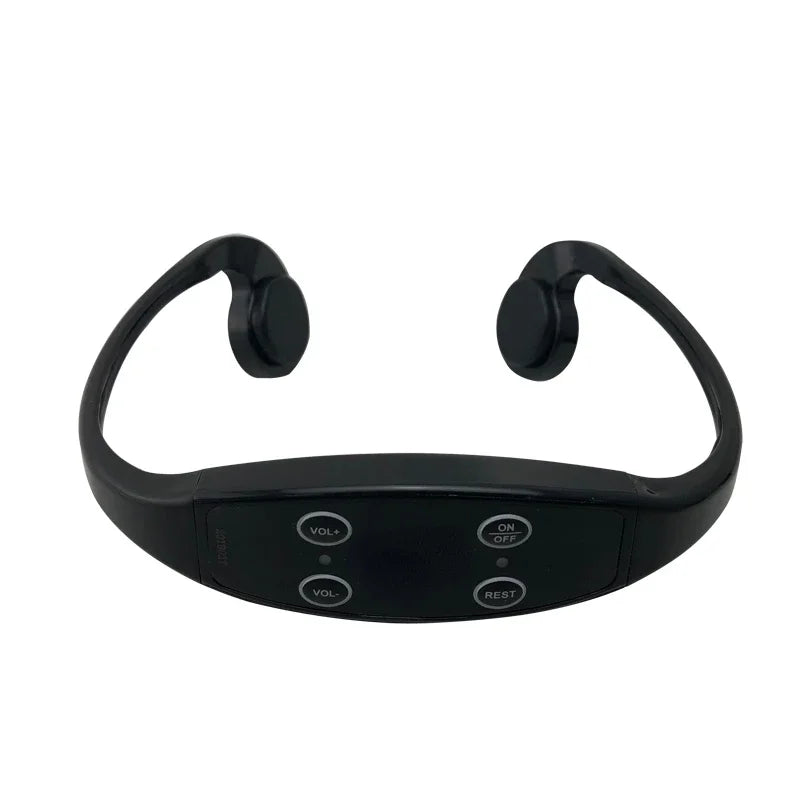 H-906A Bone Conduction Earphones Swimming Receiver Portable Light H-900A FM Transmitter Headphone