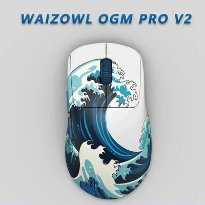 Waizowl OGM Pro V2 Gaming Mouse Customize Wireless Three-Mode Paw3950 30000dpi Lightweight Gaming Mouse E-sports Ergonomic
