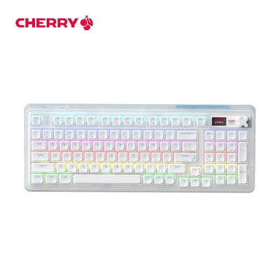 Cherry PIXIU98 Wireless Bluetooth Tablet Keyboard, LCD display screen