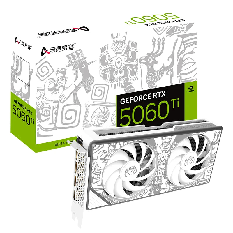AX Gaming RTX5060TI 8GB X2W 0C Gaming Graphics Card 5060ti rtx 5060 ti 256-bit GDDR7 Desktop placa de video Video Card