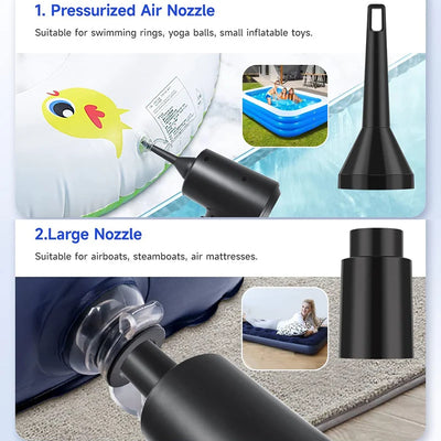 Protable Air Duster for Computer Cleaning 51000RPM Cordless Compressed Air Blower with LED Light for PC computers Keyboard Clean