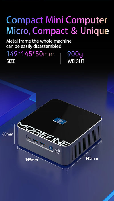 MOREFINE S600 13th Gen Intel  i9 12900HK Mini PC