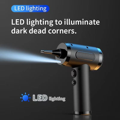 Portable Compressed Air Duster USB Charging Computer Household Blower Cleaner Car Powerful Cleaning Durable A