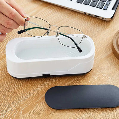 Ultrasonic Cleaning Machine 45000Hz High Frequency Vibration USB Charging Battery 360° For Glasses Watch Ring Portable Cleaner