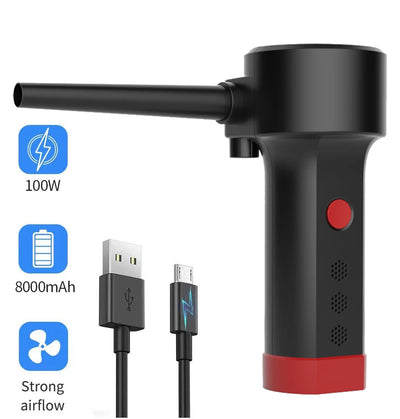 Electric Air Blower for Computer Cleaner,Cordless Air Duster,Replaces Compressed Air Can,Handy Dust for PC Keyboard Cleaning
