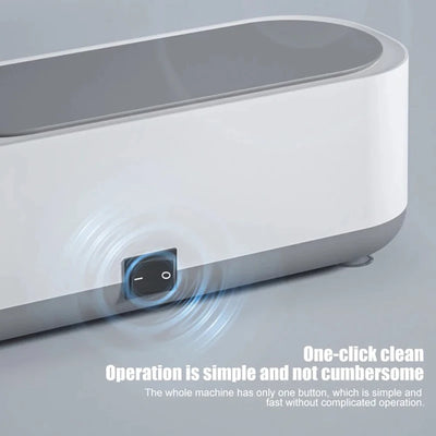 Ultrasonic Cleaning Machine 45000Hz High Frequency Vibration USB Charging Battery 360° For Glasses Watch Ring Portable Cleaner