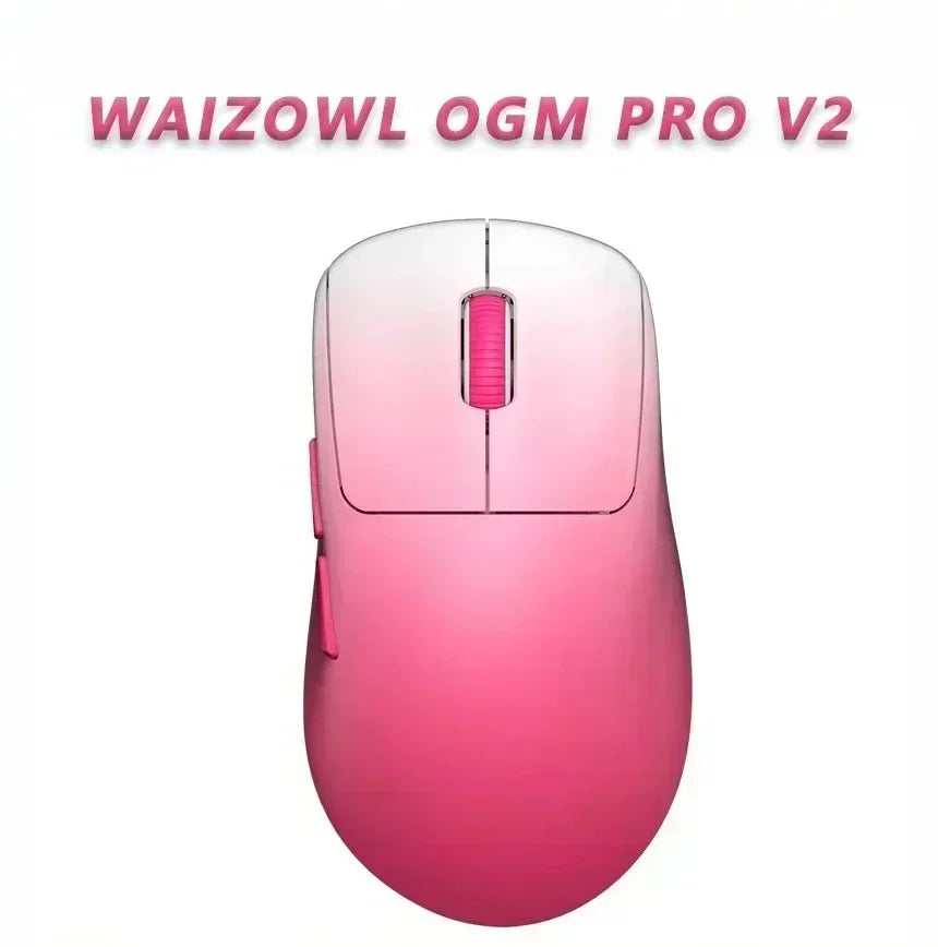 Waizowl OGM Pro V2 Gaming Mouse Customize Wireless Three-Mode Paw3950 30000dpi Lightweight Gaming Mouse E-sports Ergonomic
