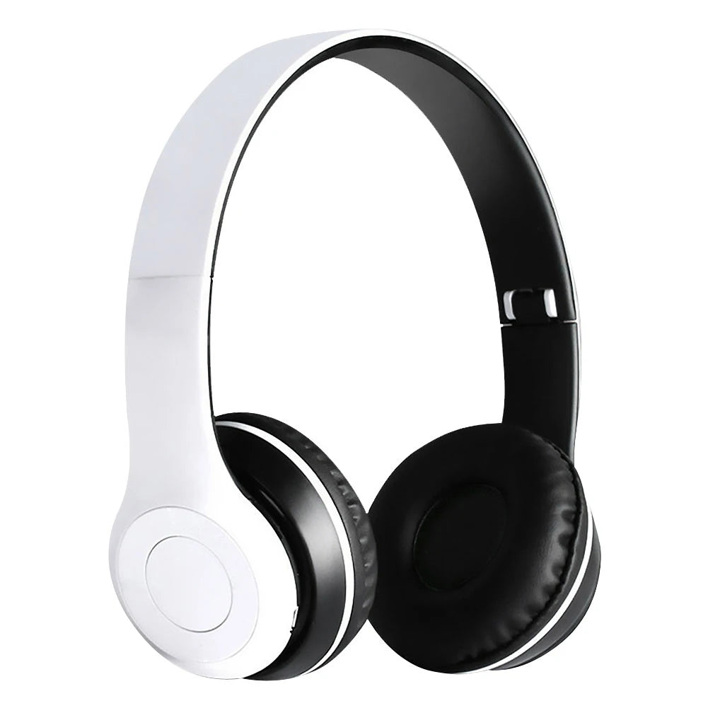 P47 Wireless Over Ear Headset Noise Cancelling Bluetooth-Compatible 5.0 Game Headset Card Mp3 Player Built-in Mic for Smartphone