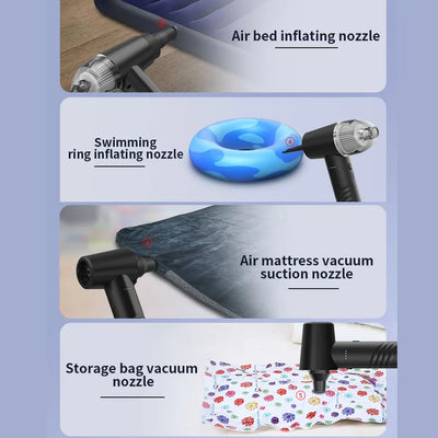 7000Pa PC Keyboard Cleaner 6000mAh  Compressed Air Duster MIni Car Vacuum Cleaner 2 In 1 Air Blower