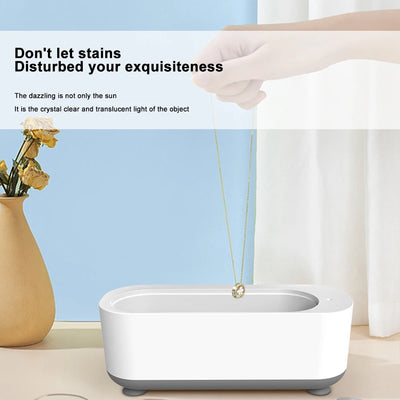 Ultrasonic Cleaning Machine 45000Hz High Frequency Vibration USB Charging Battery 360° For Glasses Watch Ring Portable Cleaner