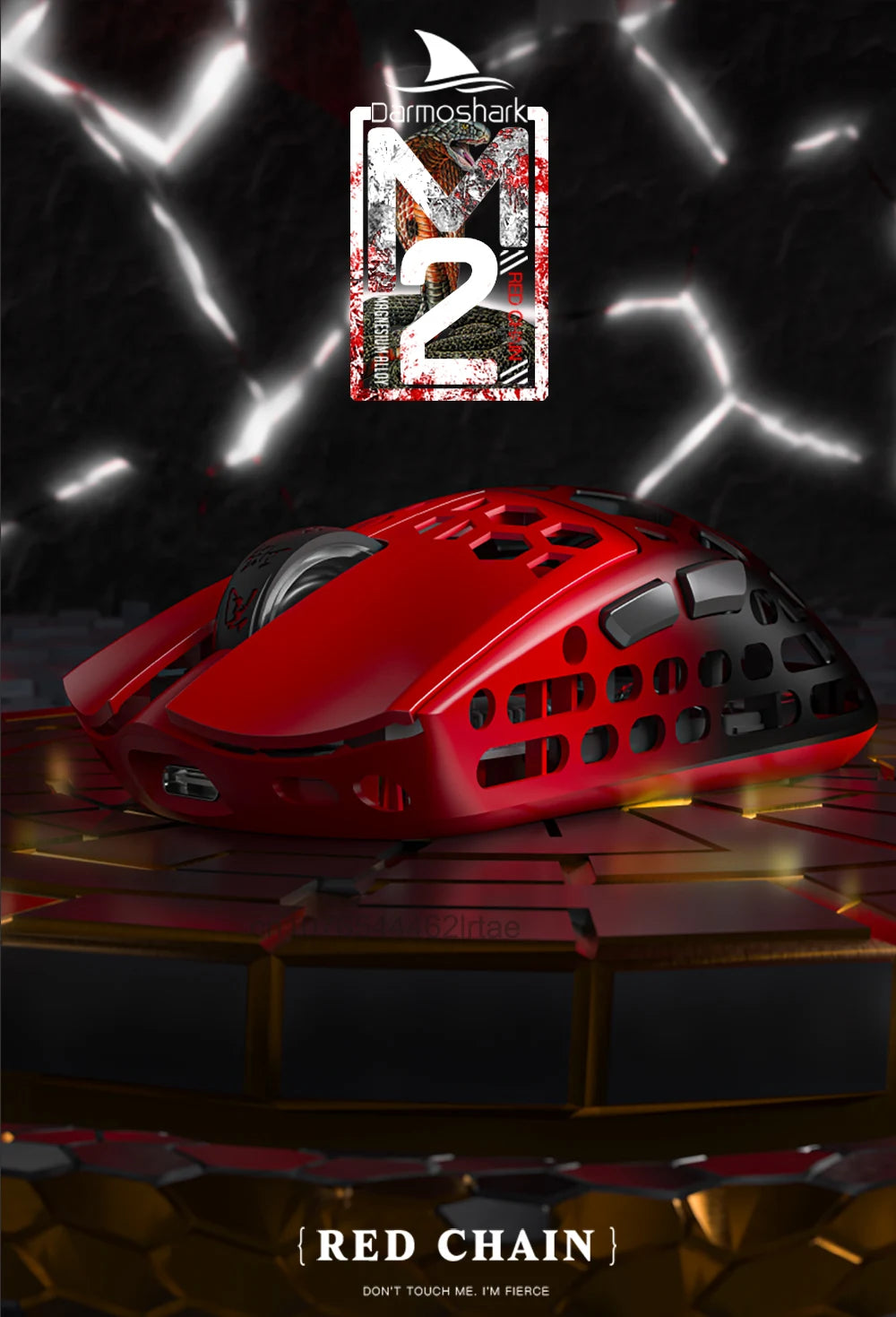M2 Pro Gaming Mouse Darmoshark Magnesium Alloy Wireless 8K Tri-Mode Computer Game Macro Mouse N52840 PAW3950 40g lightweight