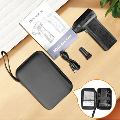 Mini Turbo Jet Fan 130000 RPM Dust Cleaner 50m/s Powerful Air Duster Blower Turbo Violent Blower PC Keyboard Computer Cleaning