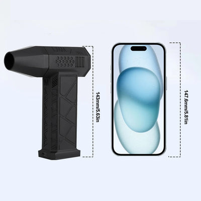 Air Blower 130000RPM Mini Turbo Jet Fan Portable Turbo Fan 52+M/S High Speed Duct Fan Brushless Motor Computer Keyboard Cleaner