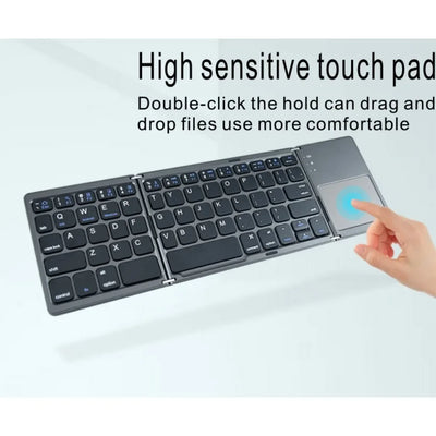 Fold Keyboard Touchpad  Micro Keyboard for IOS Android Windows Tablet Easy To Carry