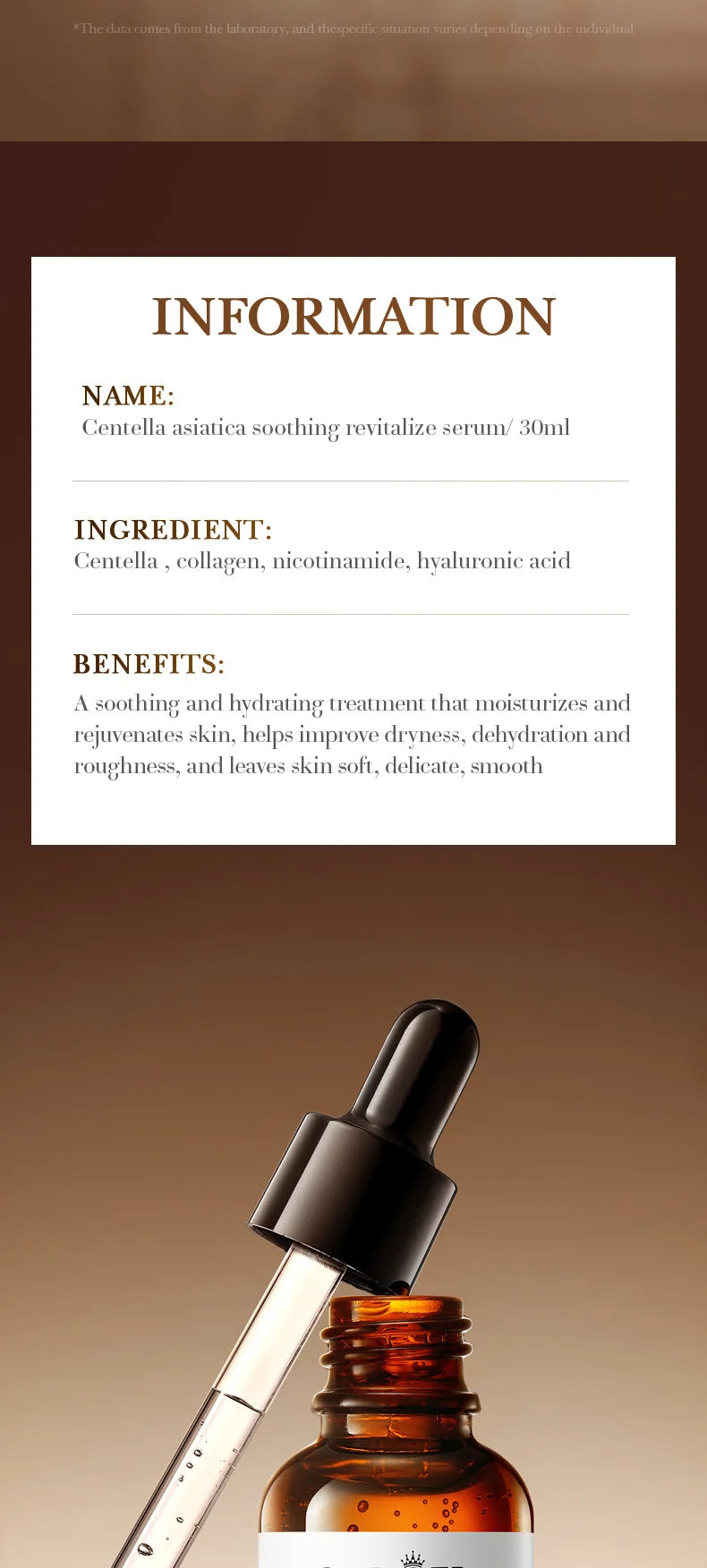 1/3pcs SADOER Salicylic Acid Centella Asiatica Hyaluronic Acid Serum for Face Moisturizing