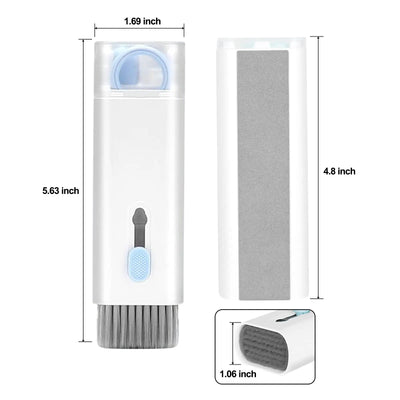 7-in-1 Computer Keyboard Cleaner Brush Kit Bluetooth Earphone Cleaning Pen For Airpods 3 Pro Headset Cleaning Tool Keycap Puller