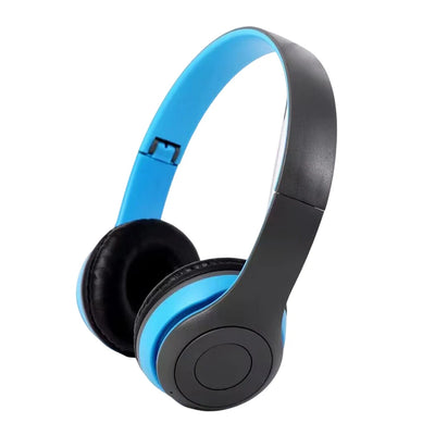 P47 Wireless Over Ear Headset Noise Cancelling Bluetooth-Compatible 5.0 Game Headset Card Mp3 Player Built-in Mic for Smartphone