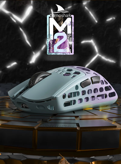 M2 Pro Gaming Mouse Darmoshark Magnesium Alloy Wireless 8K Tri-Mode Computer Game Macro Mouse N52840 PAW3950 40g lightweight