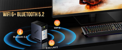 GMKtec EVO-X1 Mini PC AMD AI 9 HX 370 Win11 Pro LPDDR5X