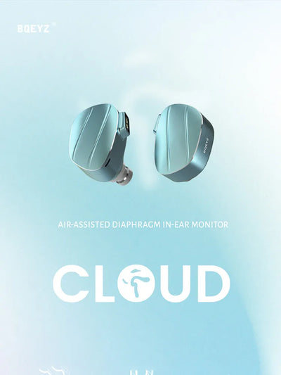 BQEYZ Cloud 10mm LCP Diaphragm Dynamic Driver +Passive Unit In-Ear Monitors Earphone Air-assisted Vibration Circulatlon System