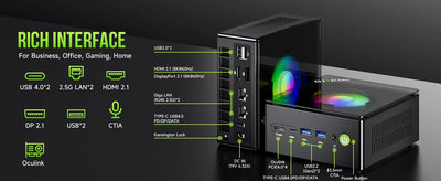 GMKtec K11 Nucbox AMD R9 Gaming Computer