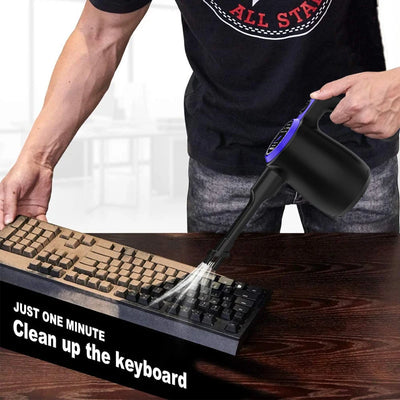 ATENGE Electric Compressed Air Duster 500W Air Blower Computer Keyboard Cleaning, Handheld Computer PC Duster Cleaner