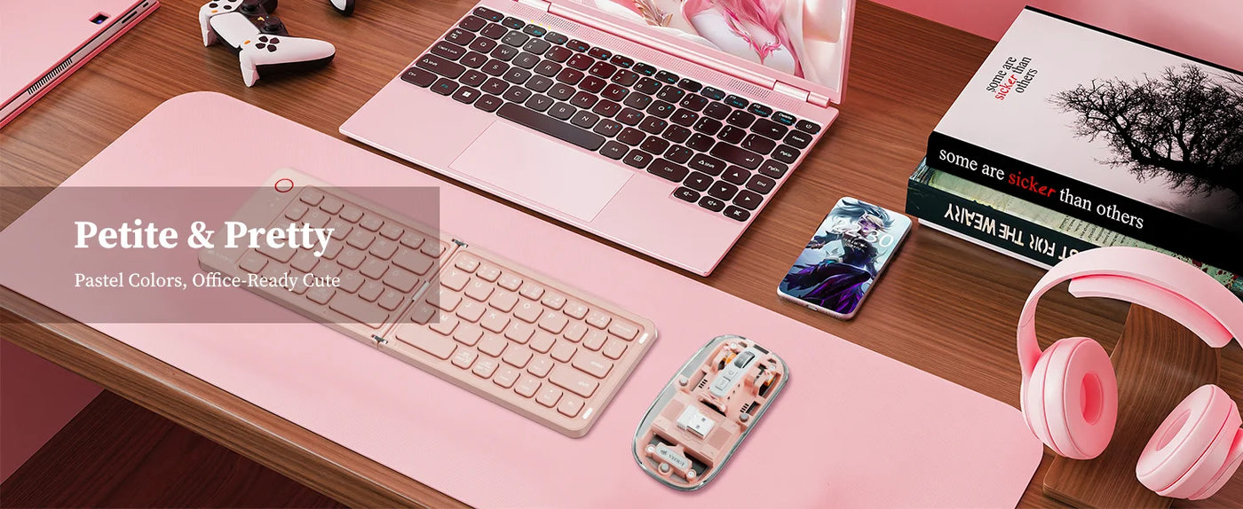 VEOUT E3 Silent Wireless Mouse - Quiet Computer Mice Wireless Mouse for Office Use Comfortable Ergonomic Design