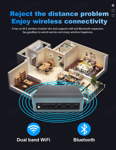Eglobal Intel Mini PC Gamer Ultra5