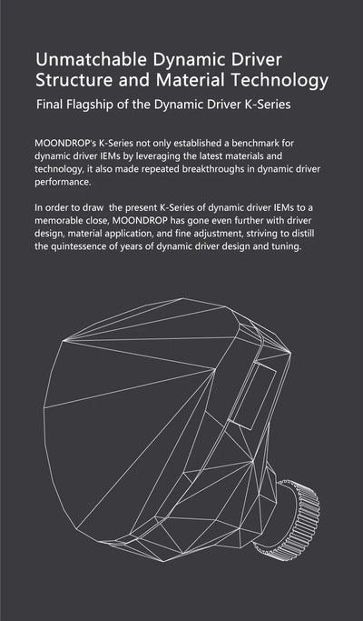MOONDROP Kadenz Dynamic Driver lEMs In-ear Headphones Wired  Earbuds with Versatile Connectivity and High-Quality Cable