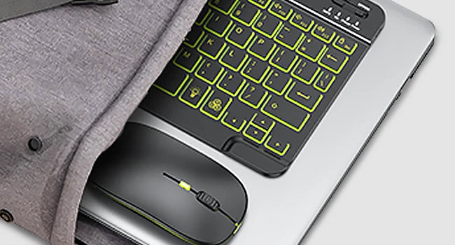10 inch Backlit For iPad Keyboard and Mouse Backlight Bluetooth Keyboard For IOS Android Windows Wireless Keyboard and Mouse