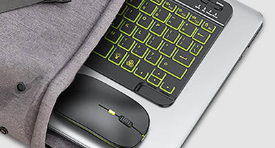 10 inch Backlit For iPad Keyboard and Mouse Backlight Bluetooth Keyboard For IOS Android Windows Wireless Keyboard and Mouse