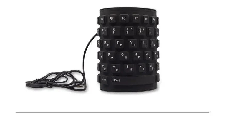 85 Keys Silicon Soft Keyboard USB Plug Play  Wired Gamer Waterproof Russian Keyboard Tablet Desktop Pad PC Tablet